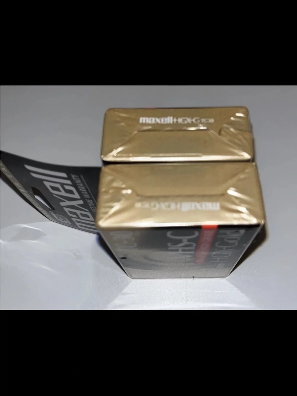 Maxell Camcorder Tapes (2) TC-30 VHS-C Premium High Grade HGX-Gold